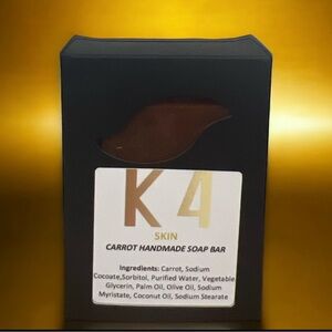 Handmade carrot Soap